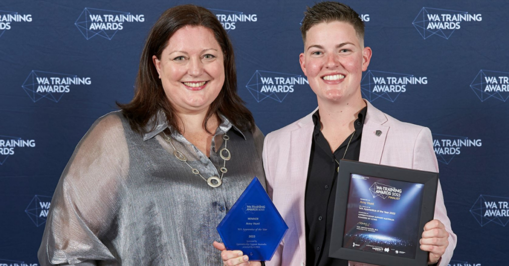 WA and Australian Apprentice of the Year Amy Hunt