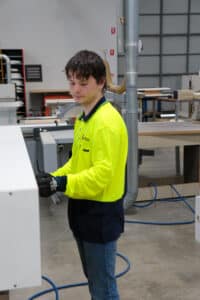 Oliver Grant, an 18-year-old apprentice with a hearing impairment pursuing a Certificate III in Cabinet Making and Timber Technology, is a case in point.